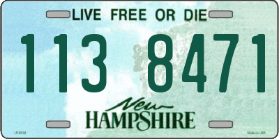 NH license plate 1138471