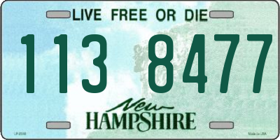 NH license plate 1138477