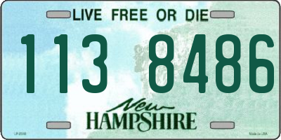 NH license plate 1138486