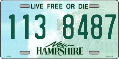 NH license plate 1138487