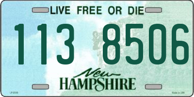 NH license plate 1138506