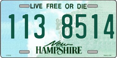 NH license plate 1138514