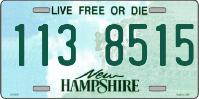 NH license plate 1138515