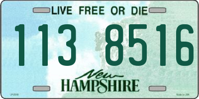 NH license plate 1138516