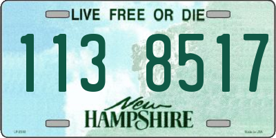 NH license plate 1138517
