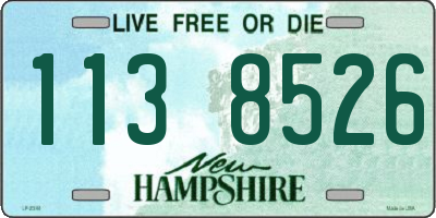NH license plate 1138526