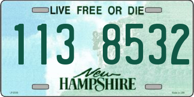NH license plate 1138532