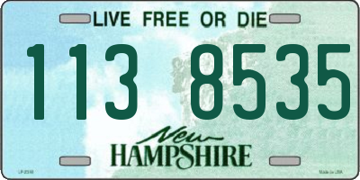 NH license plate 1138535