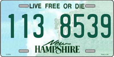 NH license plate 1138539