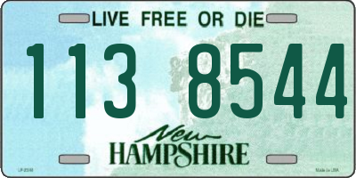 NH license plate 1138544