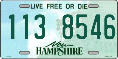 NH license plate 1138546