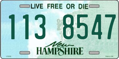 NH license plate 1138547