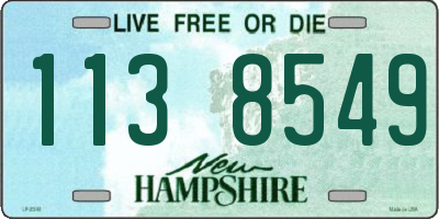 NH license plate 1138549