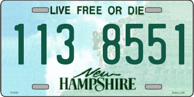 NH license plate 1138551