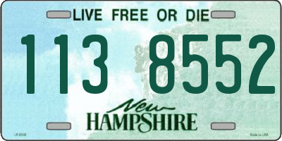 NH license plate 1138552