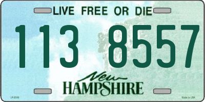 NH license plate 1138557