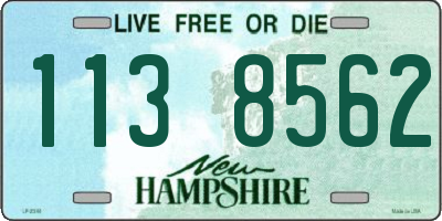 NH license plate 1138562