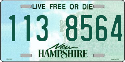 NH license plate 1138564