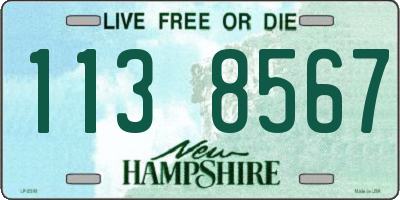 NH license plate 1138567