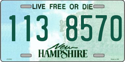 NH license plate 1138570