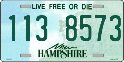 NH license plate 1138573