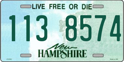 NH license plate 1138574