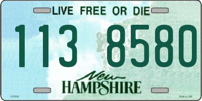 NH license plate 1138580