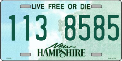 NH license plate 1138585