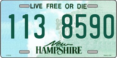 NH license plate 1138590