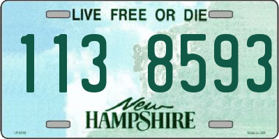 NH license plate 1138593