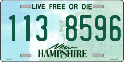NH license plate 1138596