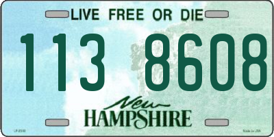 NH license plate 1138608