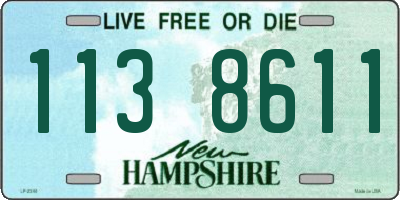 NH license plate 1138611