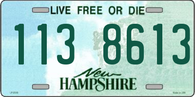 NH license plate 1138613