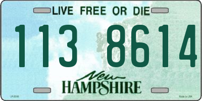 NH license plate 1138614