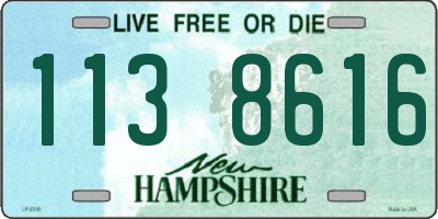 NH license plate 1138616