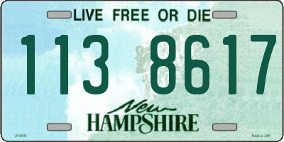 NH license plate 1138617