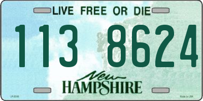NH license plate 1138624
