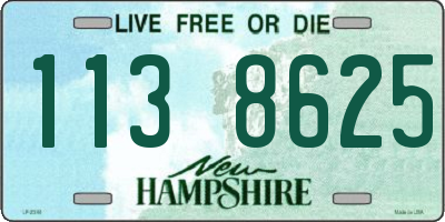 NH license plate 1138625