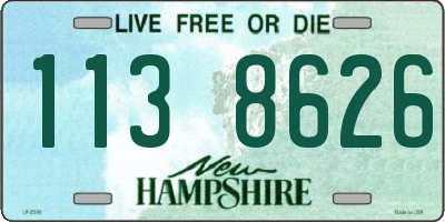 NH license plate 1138626
