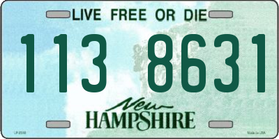 NH license plate 1138631