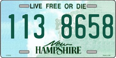 NH license plate 1138658