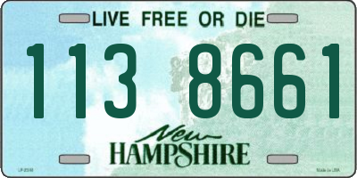 NH license plate 1138661