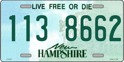 NH license plate 1138662