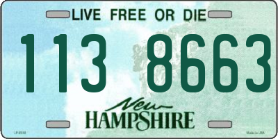 NH license plate 1138663