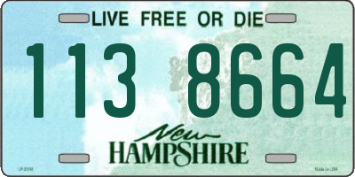 NH license plate 1138664
