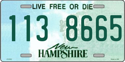 NH license plate 1138665