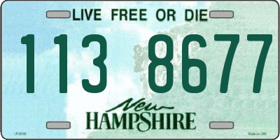 NH license plate 1138677