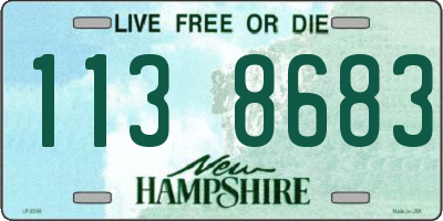 NH license plate 1138683