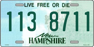 NH license plate 1138711